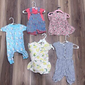 GIRL'S 3-6 MONTH CLOTHING BUNDLE